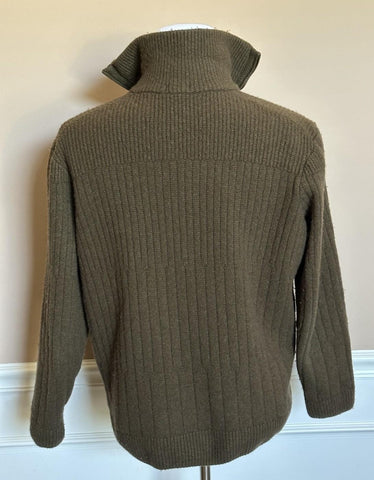 BOSS Hugo Boss Men's Green Wool/Cotton Sweater 2XL (Fits L-XL)