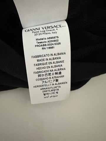 Versace Crewneck Women’s Black/Gold Medusa Embroidered Sweater 4 US (38) A89567S