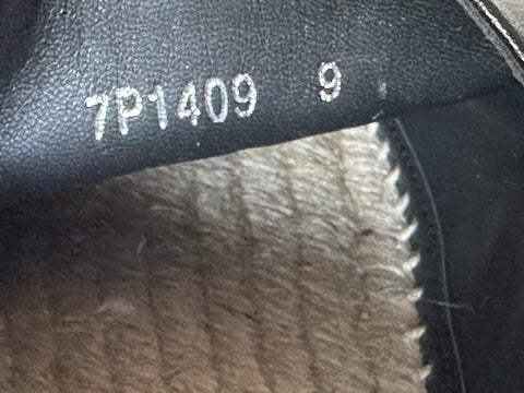 Fendi FF Loro Men's Fabric/Leather Espadrille 10 US (Fendi 9) IT 7P1409 NIB $730