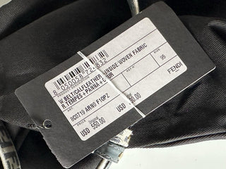 Fendi FF Gold Buckle Reversible Slim Gray Belt 95/38 Italy 8C0719 NWT $550