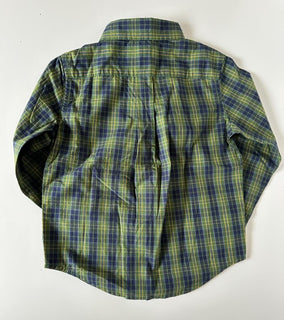 Janie and Jack Boy's Green Dress Shirt Size 4T NWT $36