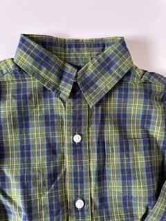 Janie and Jack Boy's Green Dress Shirt Size 4T NWT $36
