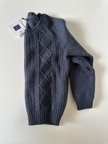 Janie and Jack Boy's Blue Sweater Size 3T NWT $49