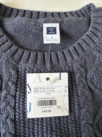 Janie and Jack Boy's Blue Sweater Size 3T NWT $49