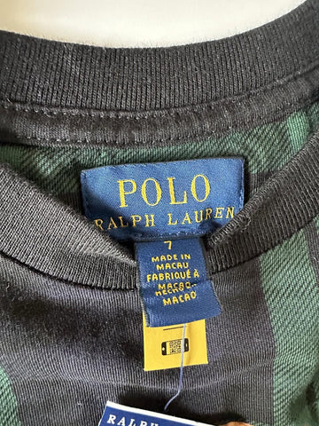 Polo Ralph Lauren Bear Boy's Green Polo Tee Size 7 NWT