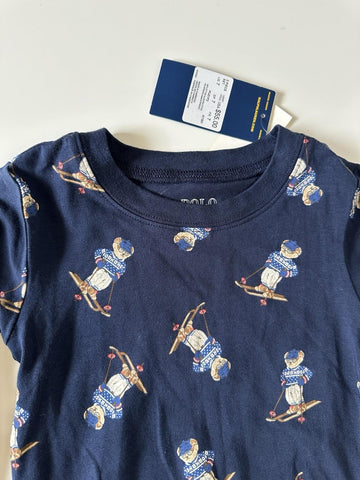 Polo Ralph Lauren Boy’s Bear Blue Pajama Set Size 7 NWT $55