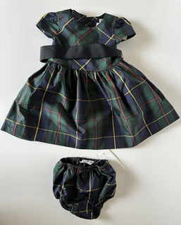 Ralph Lauren Little Girl's Green 2 Piece Dress  9M NWT $69.50