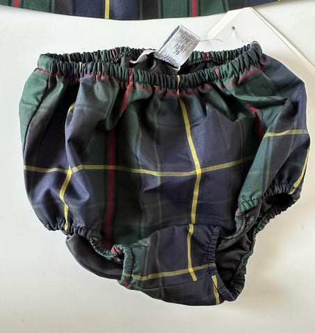 Ralph Lauren Little Girl's Green 2 Piece Dress  9M NWT $69.50