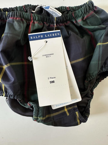 Ralph Lauren Little Girl's Green 2 Piece Dress  9M NWT $69.50