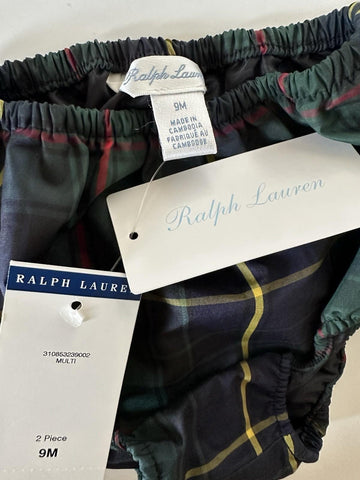 Ralph Lauren Little Girl's Green 2 Piece Dress  9M NWT $69.50