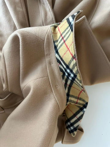 Burberry Sherringham Women's Wool/Cashmere Camel Jacket 10 US 8073327 NWT $2350