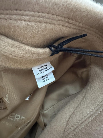 Burberry Sherringham Women's Wool/Cashmere Camel Jacket 10 US 8073327 NWT $2350