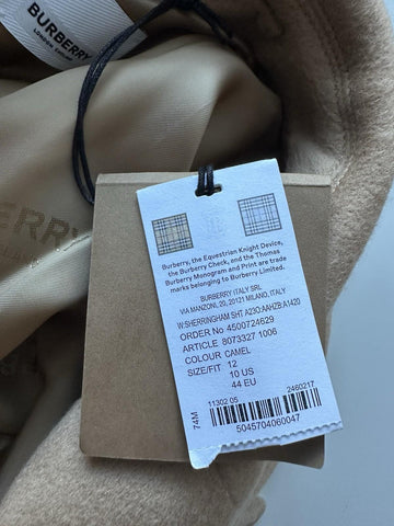 Burberry Sherringham Women's Wool/Cashmere Camel Jacket 10 US 8073327 NWT $2350