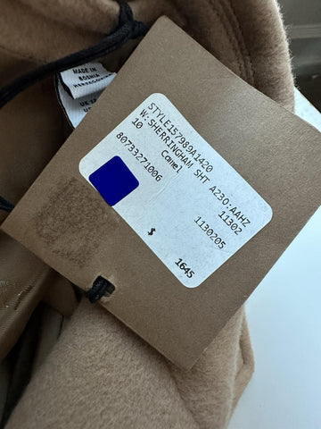 Burberry Sherringham Women's Wool/Cashmere Camel Jacket 10 US 8073327 NWT $2350