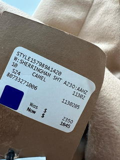 Burberry Sherringham Women's Wool/Cashmere Camel Jacket 10 US 8073327 NWT $2350