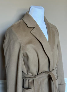 Burberry Sherringham Women's Wool/Cashmere Camel Jacket 10 US 8073327 NWT $2350