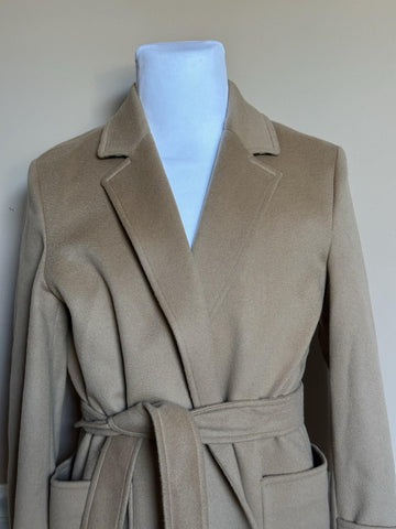 Burberry Sherringham Women's Wool/Cashmere Camel Jacket 10 US 8073327 NWT $2350