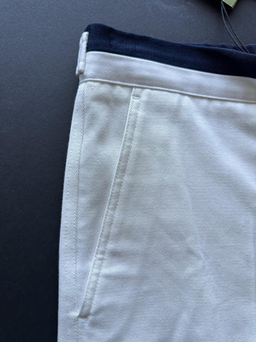 Gucci Double G Embroidery Men’s Short Pants White 34 US/50 Eu 746847 NWT $1250
