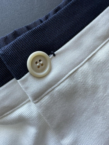 Gucci Double G Embroidery Men’s Short Pants White 34 US/50 Eu 746847 NWT $1250