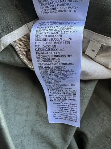Gucci Men's Green Khaki Cargo Pants  32 US (48 Euro) Italy 751436 NWT $2100