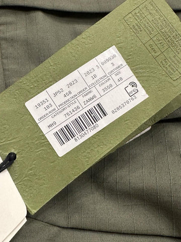 Gucci Men's Green Khaki Cargo Pants  32 US (48 Euro) Italy 751436 NWT $2100