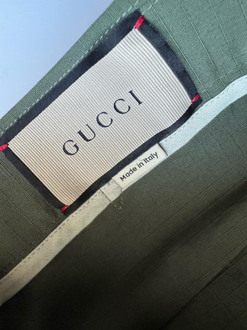 Gucci Men's Green Khaki Cargo Pants  32 US (48 Euro) Italy 751436 NWT $2100