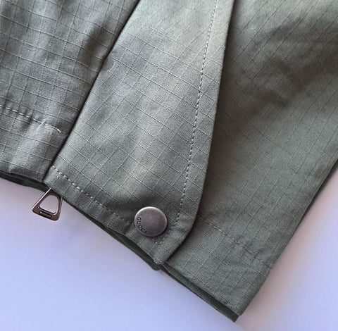 Gucci Men's Green Khaki Cargo Pants  32 US (48 Euro) Italy 751436 NWT $2100