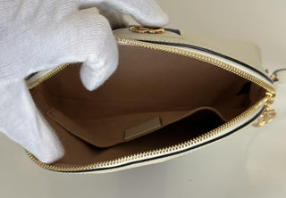 Gucci Ophidia Leather GG Web White Small Shoulder Bag Made in Italy 719881 NWOT