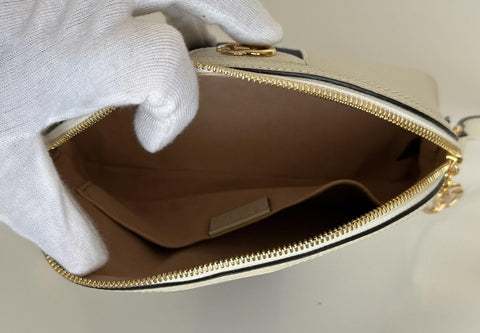 Gucci Ophidia Leather GG Web White Small Shoulder Bag Made in Italy 719881 NWOT