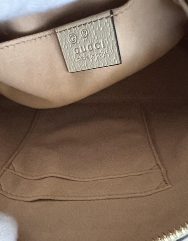 Gucci Ophidia Leather GG Web White Small Shoulder Bag Made in Italy 719881 NWOT