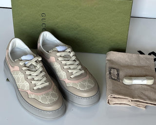 Gucci Women’s GG Dali Soft Sneakers Oat/Multicolor 10.5 US/40.5 Euro 700775 NIB