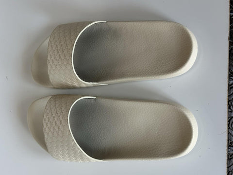 Gucci Microguccissima Soft Men’s Ivory Sandals 13.5 US (Gucci 13) 567115 NIB