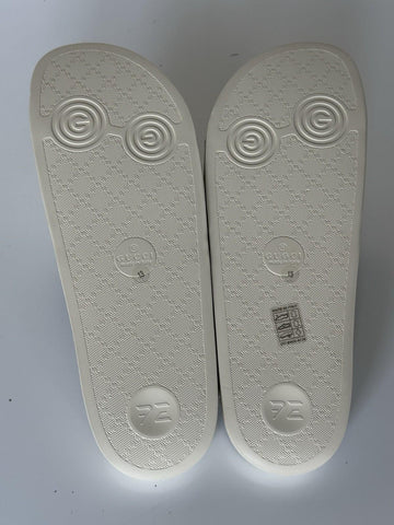 Gucci Microguccissima Soft Men’s Ivory Sandals 13.5 US (Gucci 13) 567115 NIB