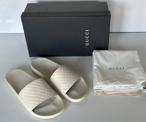 Gucci Microguccissima Soft Men’s Ivory Sandals 13.5 US (Gucci 13) 567115 NIB
