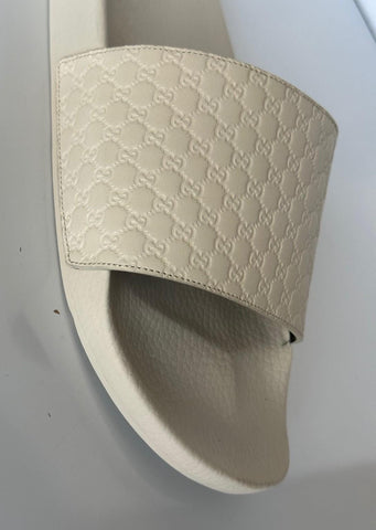 Gucci Microguccissima Soft Men’s Ivory Sandals 13.5 US (Gucci 13) 567115 NIB