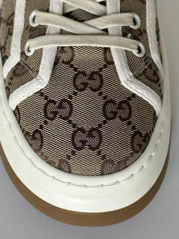 Gucci Men’s GG High Top Fabric Beige Sneakers 8.5 US (Gucci 8) 745999 IT NIB