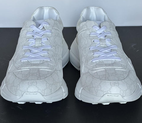 Gucci Men’s Rhyton GG Supreme White Sneakers 14 US (Gucci 13.5) IT 722339 NIB