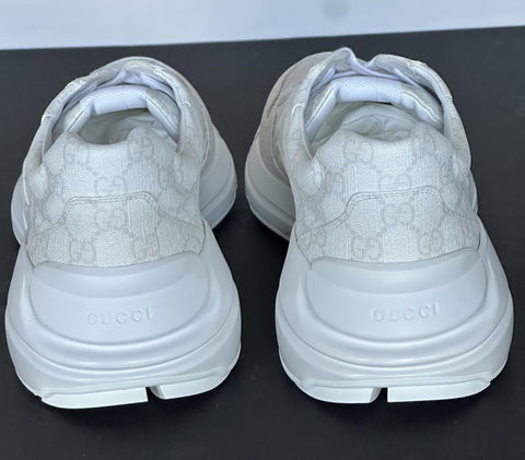 Gucci Men’s Rhyton GG Supreme White Sneakers 14 US (Gucci 13.5) IT 722339 NIB