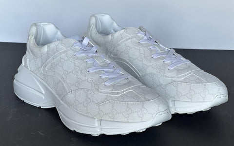 Gucci Men’s Rhyton GG Supreme White Sneakers 14 US (Gucci 13.5) IT 722339 NIB