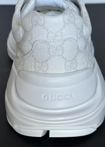 Gucci Men’s Rhyton GG Supreme White Sneakers 14 US (Gucci 13.5) IT 722339 NIB
