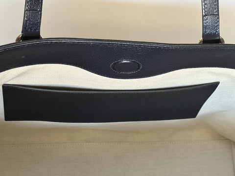 Gucci GG Supreme Web Canvas/Leather Medium Tote Bag Italy 631685 NWOT