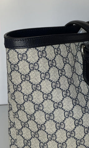 Gucci GG Supreme Web Canvas/Leather Medium Tote Bag Italy 631685 NWOT