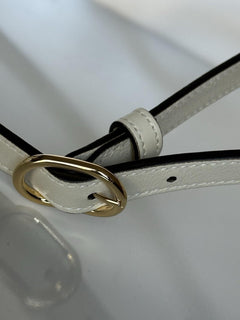 Gucci Blondie Calf Leather White Mini Shoulder Crossbody Bag Italy 698643 NWT