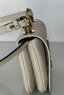 Gucci Blondie Calf Leather White Mini Shoulder Crossbody Bag Italy 698643 NWT