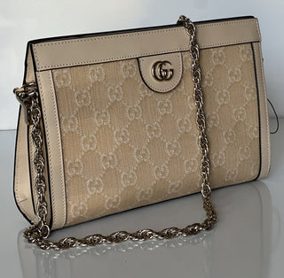 Gucci Ophidia GG  Shoulder Bag Light Beige Italy 503877 NWOT