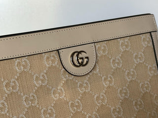 Gucci Ophidia GG  Shoulder Bag Light Beige Italy 503877 NWOT