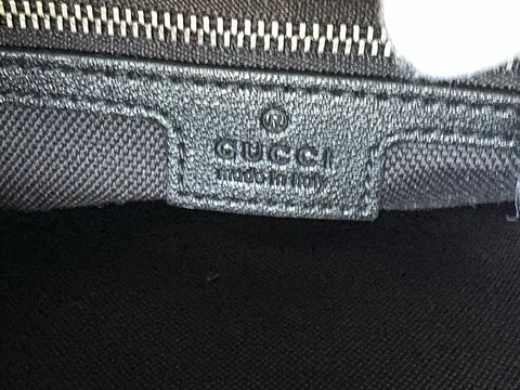 Gucci Blondie Leather Jumbo G Black Shoulder Bag Italy 751518 NWT