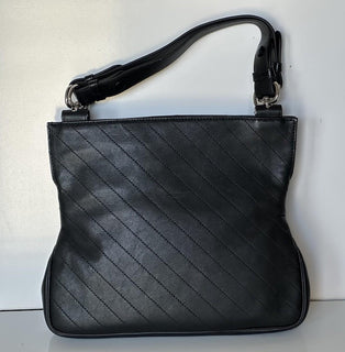 Gucci Blondie Leather Jumbo G Black Shoulder Bag Italy 751518 NWT