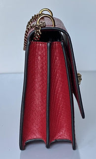 Versace Gold Medusa Head Calf Leather Dark Red Shoulder Bag 1020716 NWT $2100