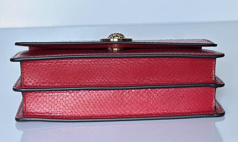 Versace Gold Medusa Head Calf Leather Dark Red Shoulder Bag 10120716 NWT $2100
